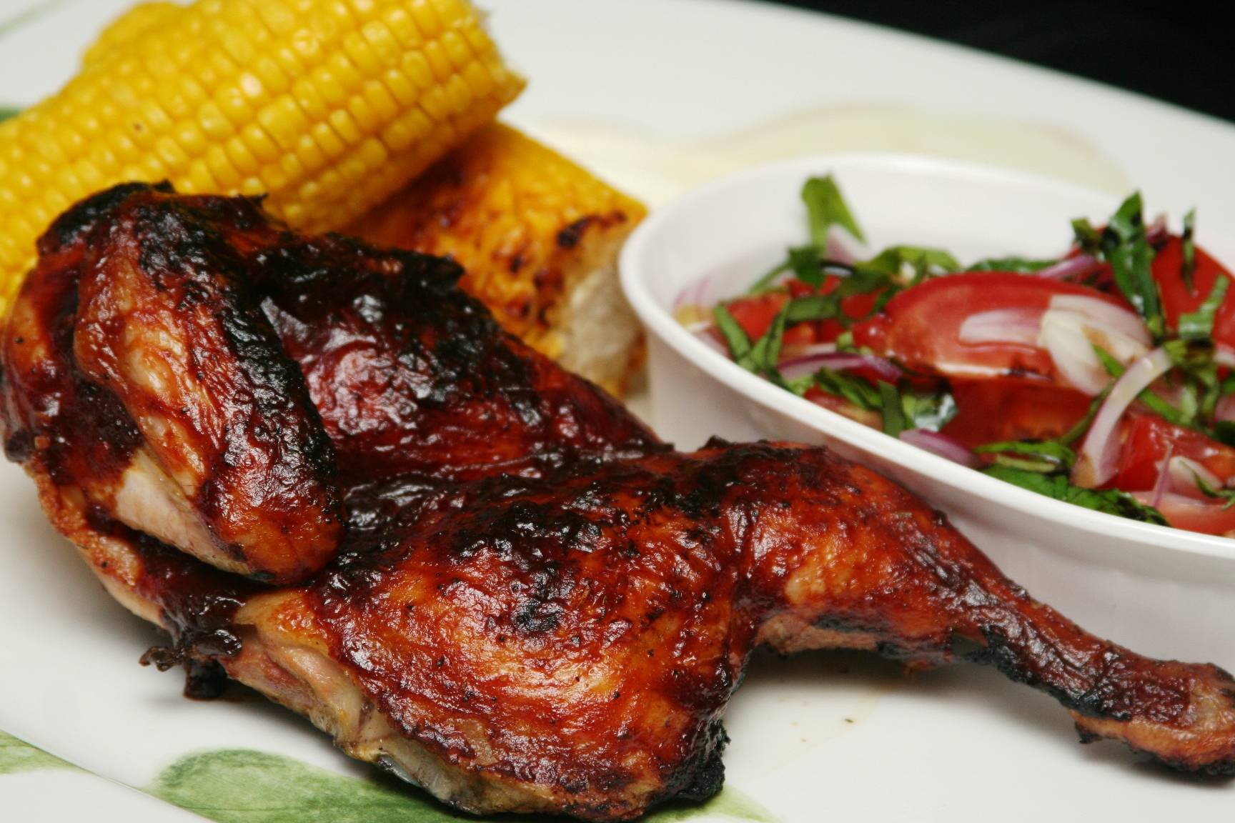 وجبة الدجاج المشوي