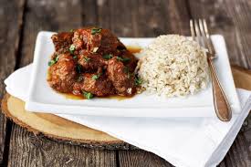 دجاج الكاري مع أرز الكيتو